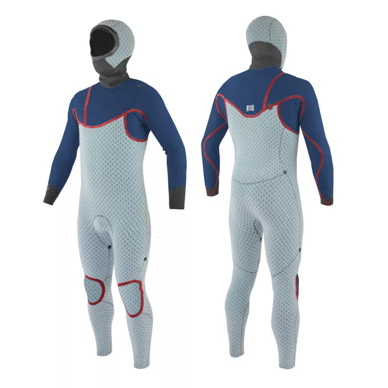 Soöruz - GURU+ Hood - Fullsuit 6/5/4 Chest Zip OYSTERPRENE