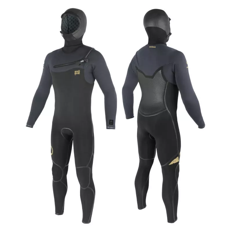 Soöruz - GURU+ Hood - Fullsuit 5/4/3 Chest Zip OYSTERPRENE